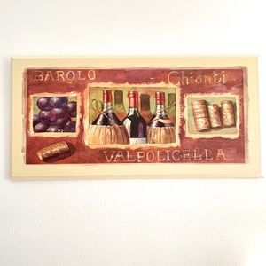 Wine cork and winery wall display art